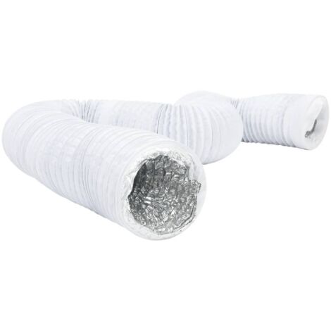 Conduit de ventilation aluminium et PVC 6 m Ø15 cm CFW152346
