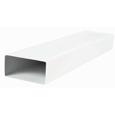 Conduit de ventilation dimensions extérieures: 204 x 60 mm Tube plat 1 m