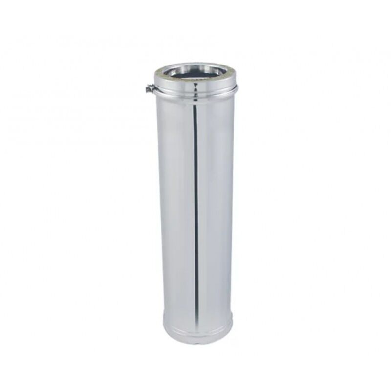 Conduit Double Paroi Isolé Joncoux dpz pour Tubage Conduit Double l 1,25m ø180mm/240mm en Inox - 184118 - neuf Déclassé