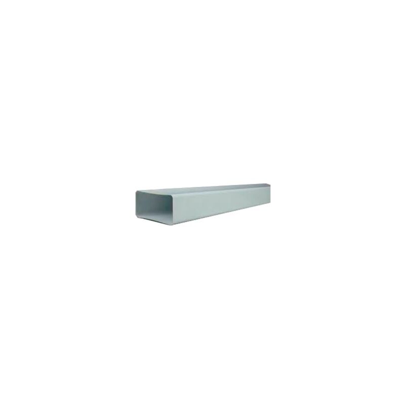 Conduit droit pour ventilation/désenfumage Siber Dimensions : 110x55x1500 mm