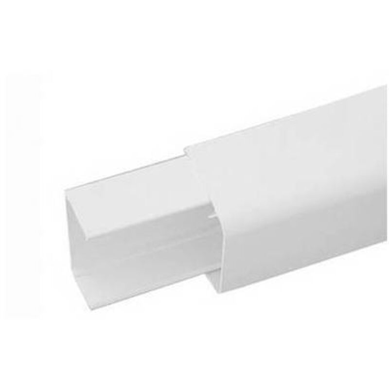 Conduit en pvc avec base et couvercle pour systèmes de climatisation