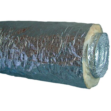 Conduit flexible souple L 10m algaine alu calorifugé M0 M1 diamètre 150mm ALDES 11091918