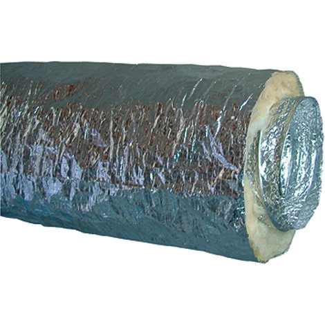 Conduit flexible souple L 10m algaine alu insonorisé M0 M1 diamètre 200 ALDES 11091935