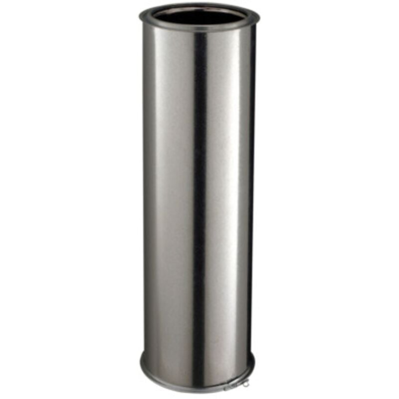 Conduit Poujoulat interieur inox/galva element droit l 25 cm dn230