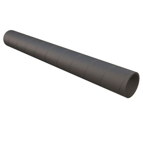 Conduit isolé pour raccordement chauffe-eau thermodynamique - Longueur : 1.00 m - Diamètre : 125 - Bois