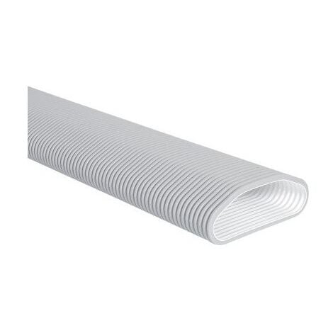 Conduit Optiflex ovale anti-statique et anti-bactérien - Longueur 20m