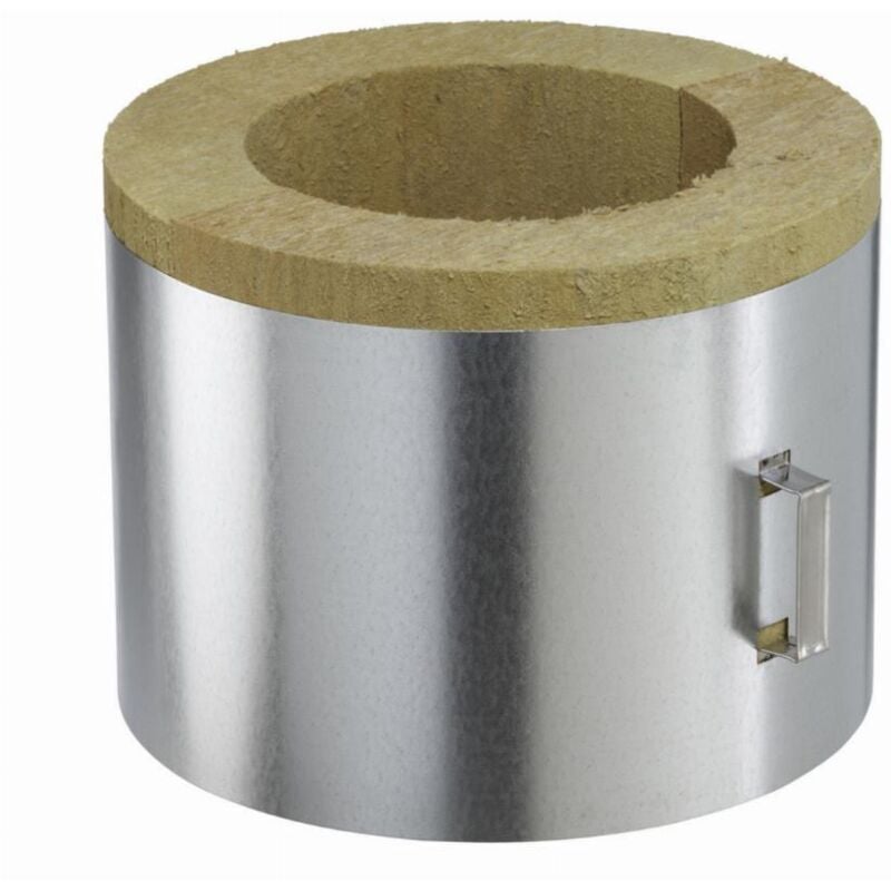 Conduit Poujoulat interieur inox/galva coquille isolante (plafond) plafond dn 180/230