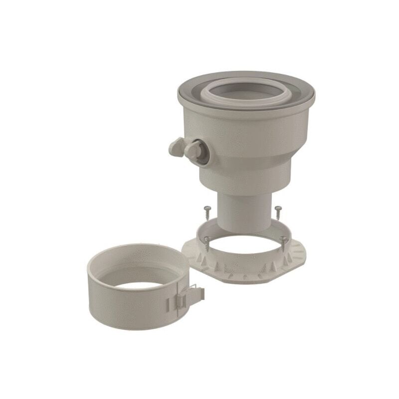 Kit adaptateur Rolux condensation D60/100 - 80/125mm Ubbink 227407