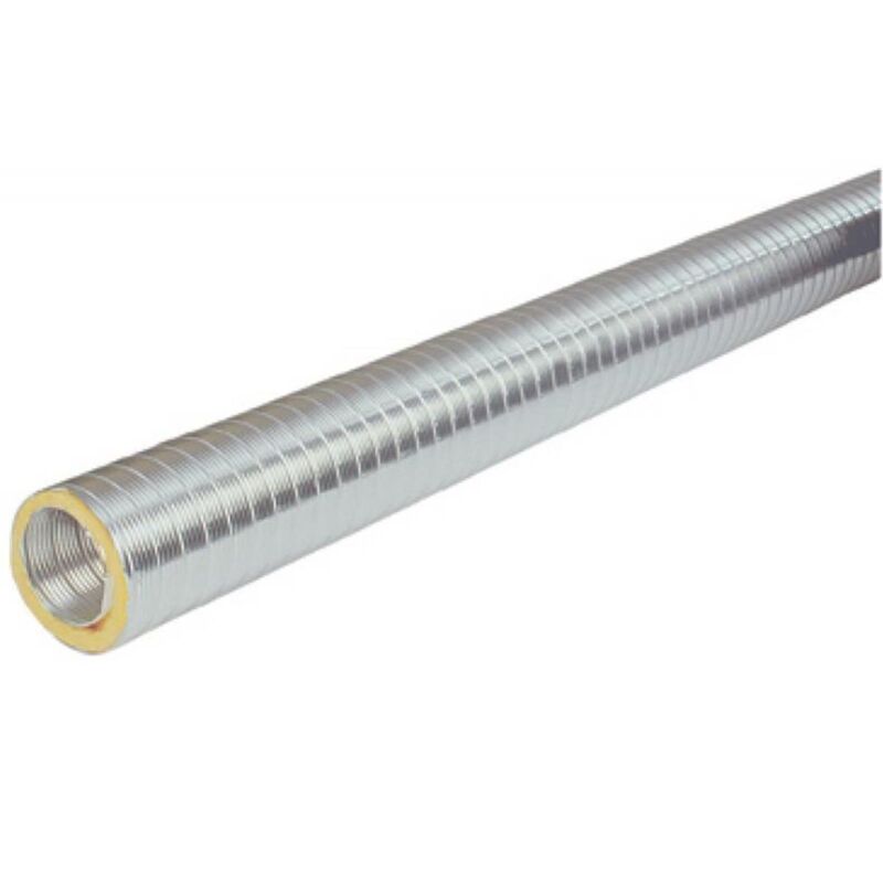 Conduit semi rigide calorifuge pour chauffe-eau thermodynamique (2m) - Diamètre: 160 mm - Longueur: 2000 mm
