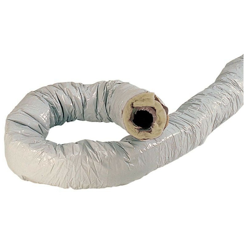 T 162 alu cr 5 l3m - conduit souple alu calorifuge 3 m diamètre 160 epaisseur 25 (423069)
