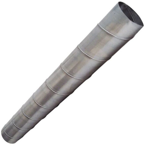Conduit spiralé acier galvanisé, D 200 mm, longueur 3 m (904284)