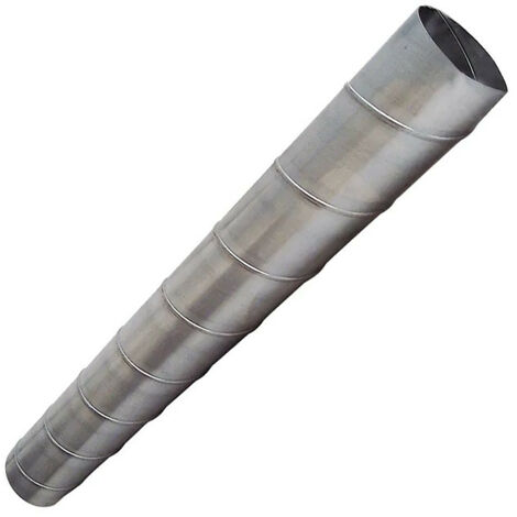 Conduit spiralé acier galvanisé, D 200 mm, longueur 3 m (904284)