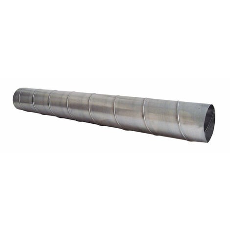 Conduit spiralé aluminium, D 125 mm, longueur 1 m S&P (UNELVENT) 826975