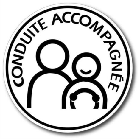 Conduite accompagnée magnétique 15 cm de diamètre