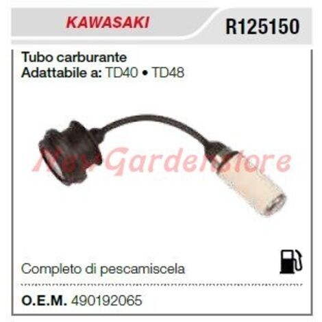 Conduite de carburant avec racleur KAWASAKI débroussailleuse TD40 TD48 R125150
