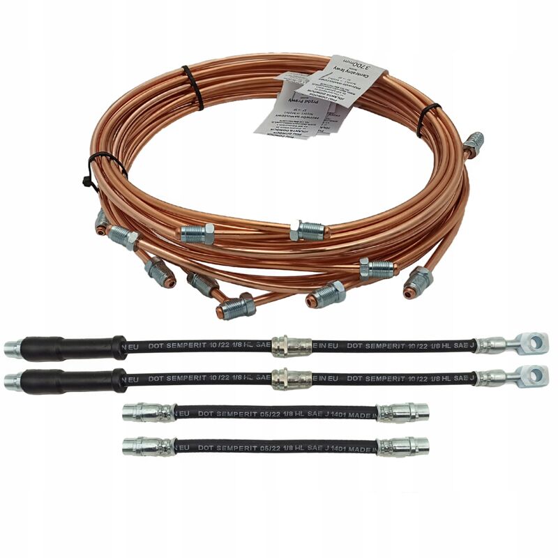 Conduites de frein rigides en cuivre + flexibles OPEL ASTRA G (tambours arrière)