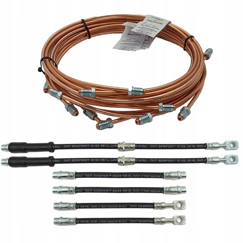 Conduites de frein rigides en cuivre + flexibles OPEL ZAFIRA A - disques arrière