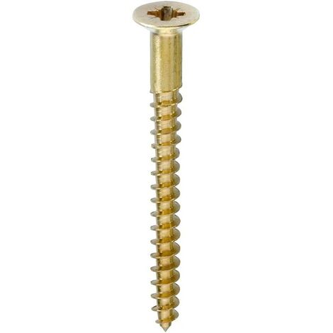 CONDY - VITI PER LEGNO IN OTTONE 3,5X25MM PZ10