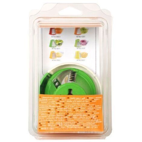 SEB – Cône à macédoine pour robot Moulinex Fresh Express – Compatible avec modèles HV2, HV4, HV8 – Coupe rapide de légumes et fruits - XF921401