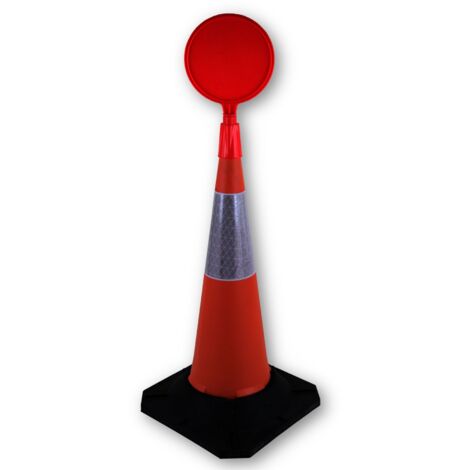 Cône de chantier, Orange, Hauteur de 100 cm ( Prix pour 1 )