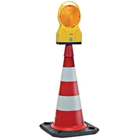 Cone de lumière stroboscopique hauteur double face LED 750 mm