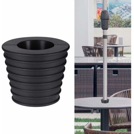 Cône de Parapluie Support de Base, pour Ouverture et Stabilité du Trou de Table Patio ou Support de Base pour Parasol, Pied de Parasol, 1.5" Parasol-LIAIKI