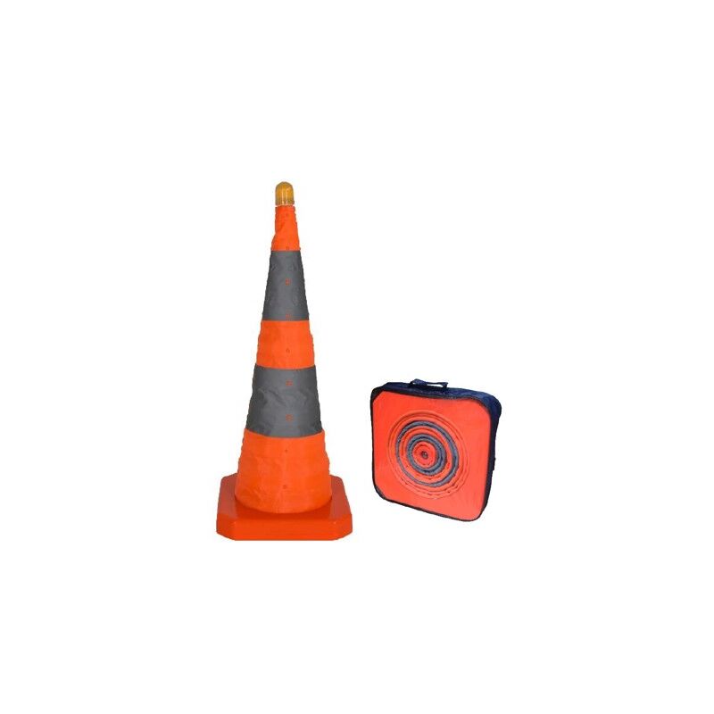 Viso - Cone rétractable avec lampe hauteur 57cm SSC310