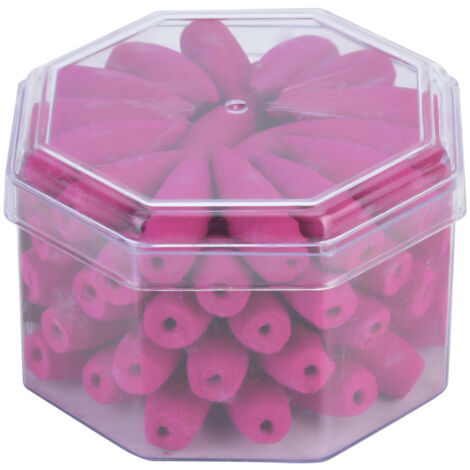 Cône d'encens en forme de tour anti-retour en bois d'aigle avec ingrédients naturels (Rose)