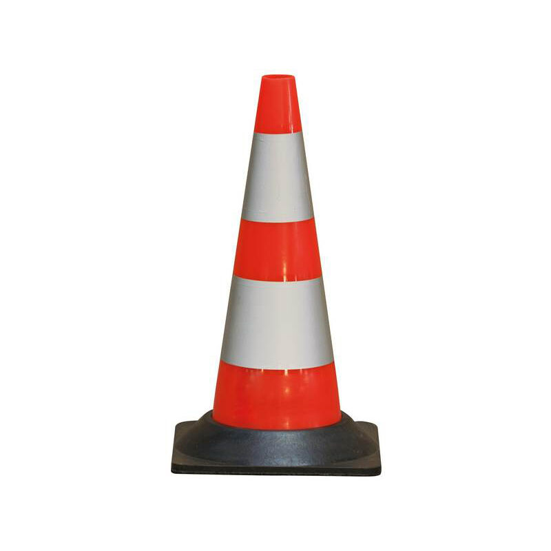 Taliaplast - cone plastique fluo 50CM retro classe 2 1,850KG 520801