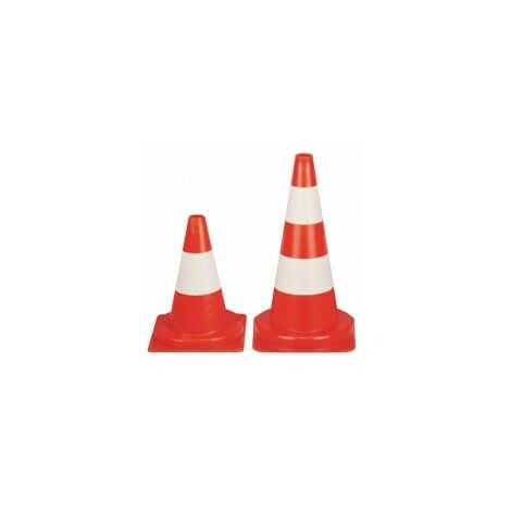Cone Signalisation Blanc-Rouge