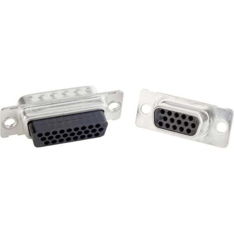 Conec 163X10169X Connettore maschio SUB-D 180 ° Numero Poli (num): 15 A crimpare 1 pz.