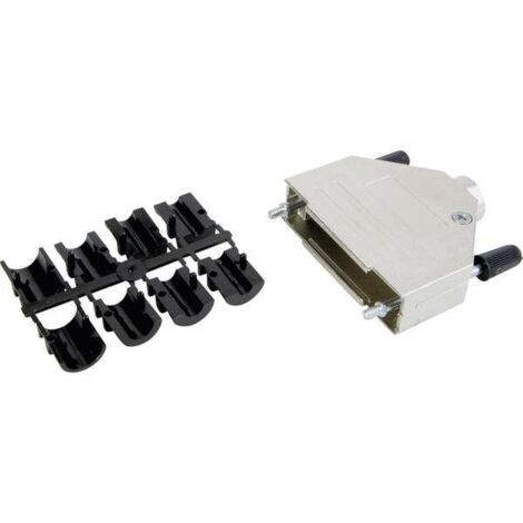 Conec 165X02699XE 165X02699XE Guscio SUB-D Numero Poli (num): 15 Metallo 45 ° Argento 1 pz.