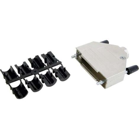 Conec 165X02709XE 165X02709XE Guscio SUB-D Numero Poli (num): 25 Metallo 45 ° Argento 1 pz.