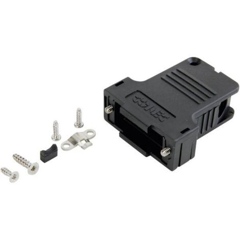 Conec 165X13419XE 165X13419XE Guscio SUB-D Numero Poli (num): 9 Plastica 45 ° Nero 1 pz.