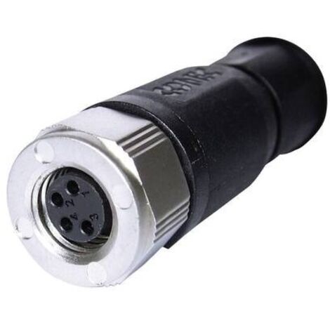 Conec 42-00008 Connettore non confezionato per sensore o attuatore M8 Presa dritta Numero di poli: 4 1 pz.