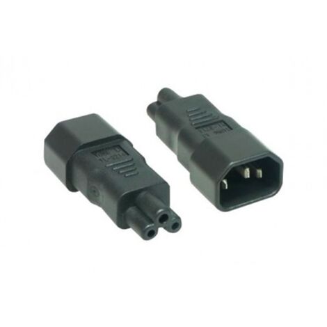 CONECTICPLUS Adaptateur de prise électrique C14 vers tripolaire C5