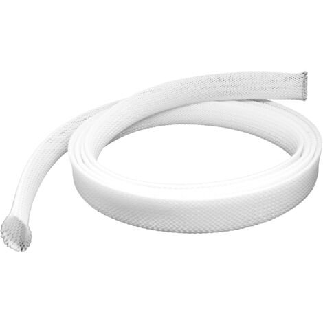 conecto CC50325 Tubo universale in poliestere per Cavi, autoserrante, Ø 20mm, 1,80m, bianco