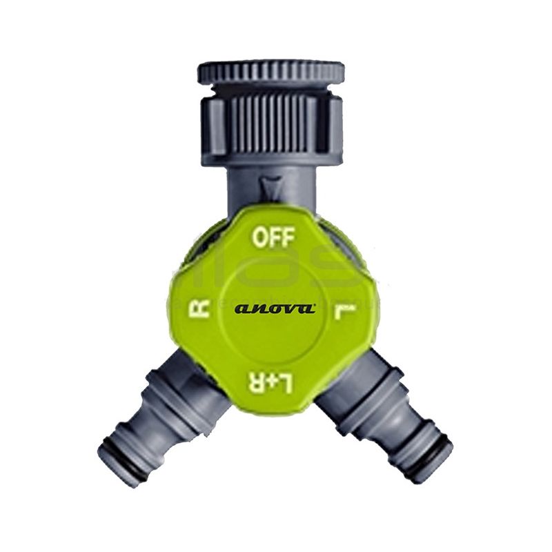 

Conector 2 vías rosca 3/4+1' - Anova