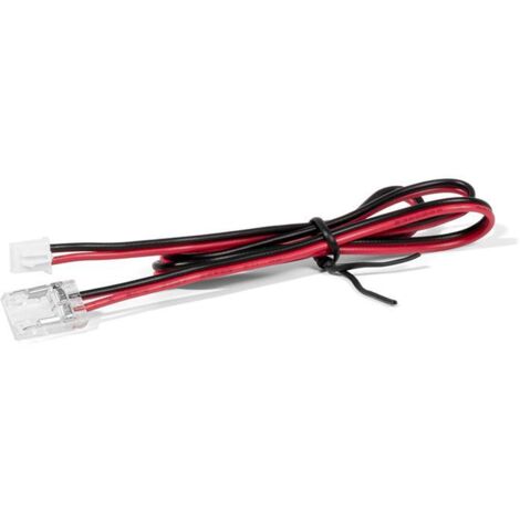 conector 8 mm led-cob mini jst. plástico. cable 1 m. ancho 8 mm