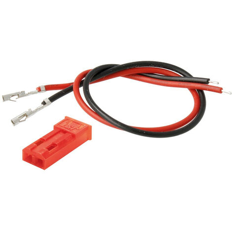 Conector Aereo Micro Hembra Beg 2 Pines Rojo (5 Unidades) Con1011