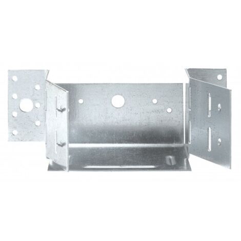 Conector ajustable en ángulo ACI 140x80mm - esp 2mm