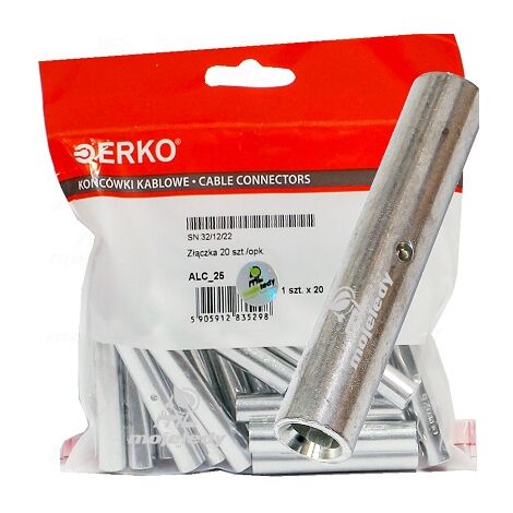 Conector Al, manguito de conexión ALC 25, 20 uds. Erko