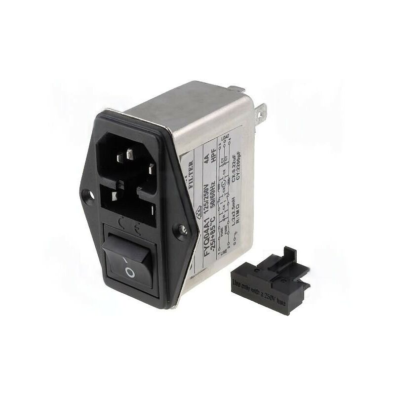 

Conector Alimentaci IEC320 Interrup+Fusible+Filtro