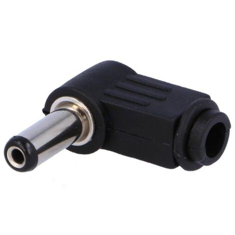 Conector Alimentacion DC 2,1x5,5x14mm Hembra Acodado