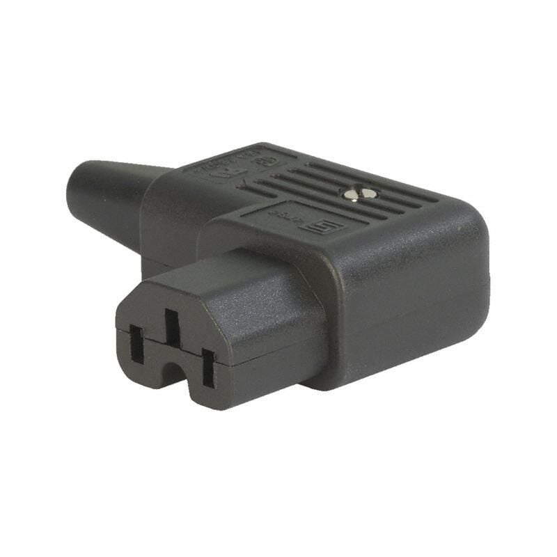 

Conector Alimentacion IEC320 C15 Hembra Acodado