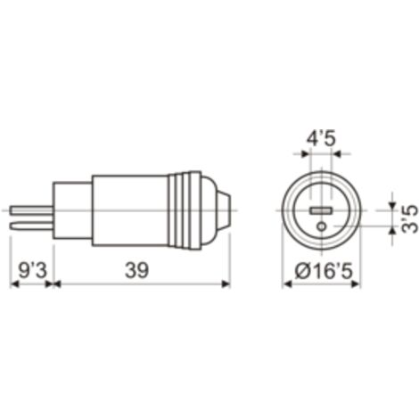 Conector altavoz macho Electro DH. Soldable 10.600/S 8430552011049
