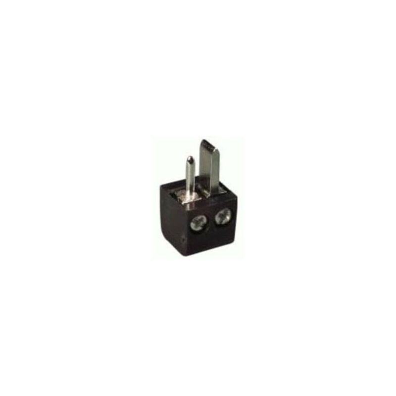 

Conector Altavoz PUNTO Y RAYA A Tornillo Color NEGRO LC-004