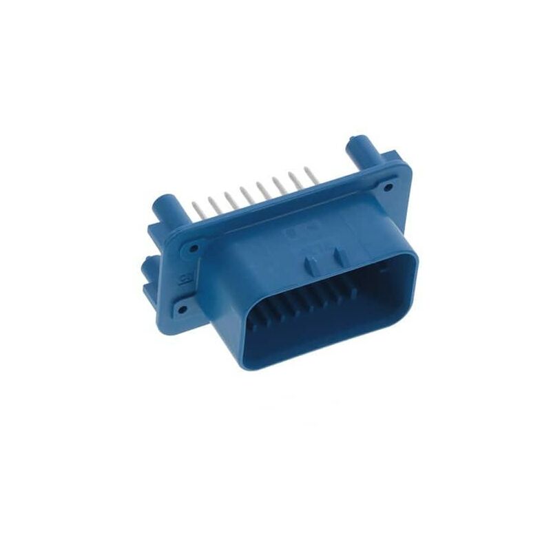 

Conector AmpSeal hembra 23 vìas PCB azul con terminales dorados