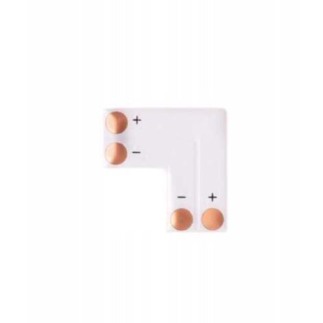 Conector angular para tiras LED MONO SMD de 8 mm "L"