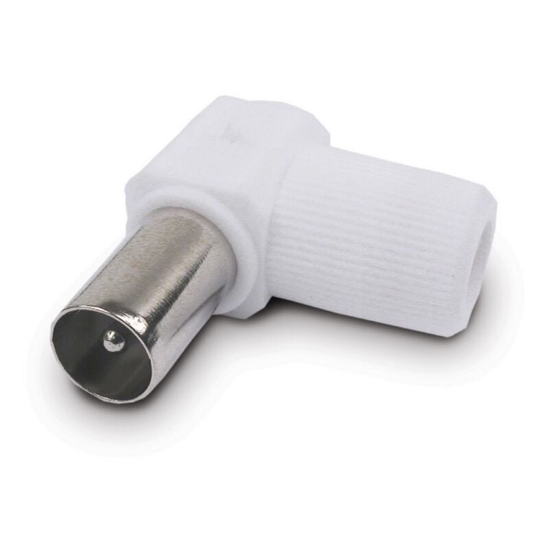 

Axil - Conector Antena Coaxial Macho Acodado 9,5Mm Acero Plastico B
